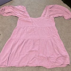 Off shoulder babydoll dress